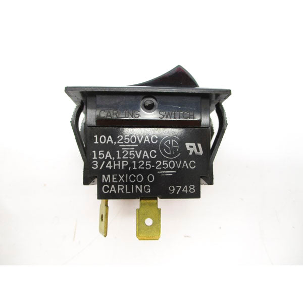 CARLING SWITCH 9748 125-250VAC 15A NSNP
