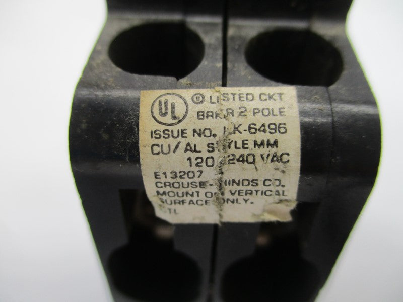 CROUSE HINDS MM220 120/240VAC 20A UNMP