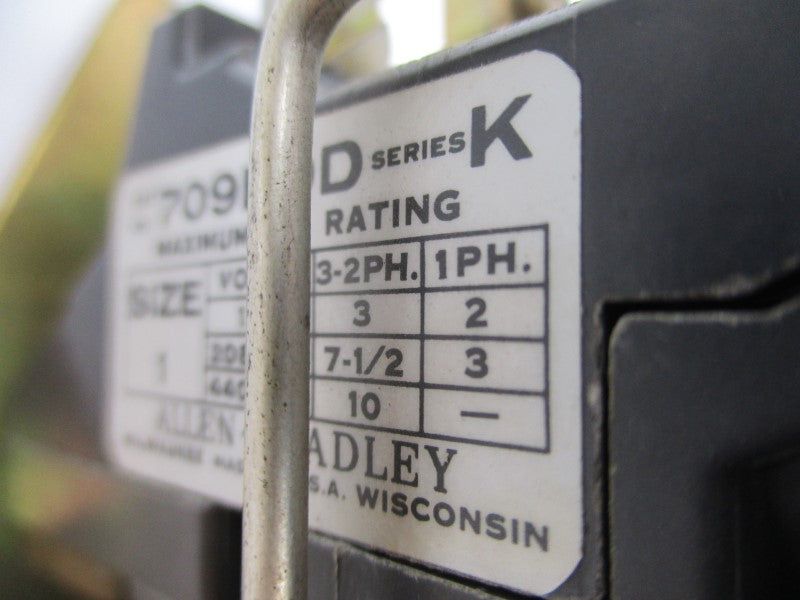 ALLEN BRADLEY 709BOD SER. K 110/120V UNMP
