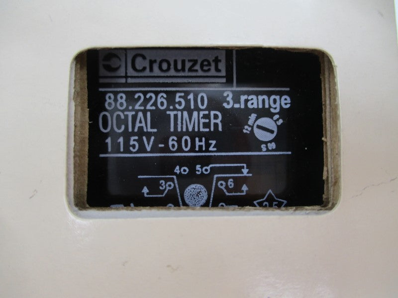 CROUZET 88.226.510 120/240VAC 8A 0-6S NSMP