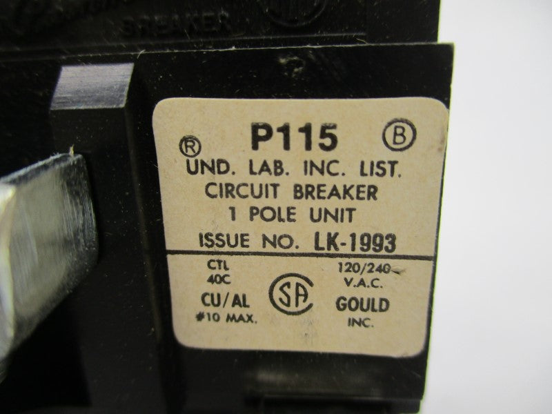 GOULD P115 120/240VAC 15A NSMP