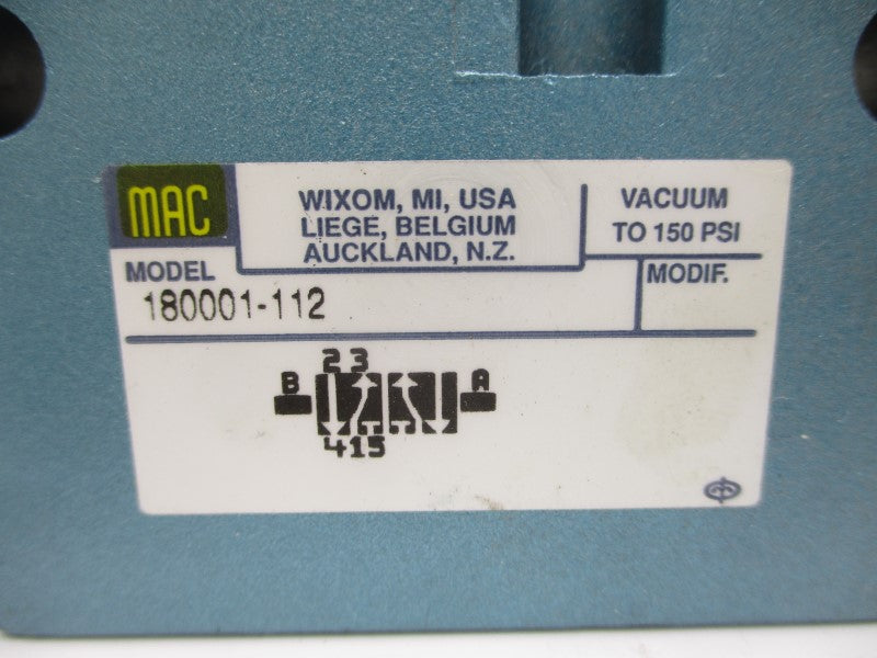 MAC 180001-112 150PSI NSNP