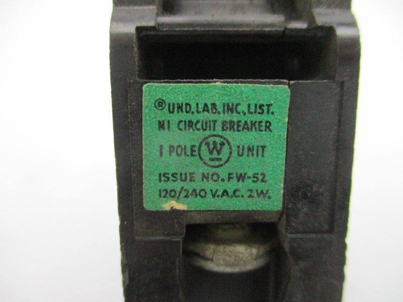 WESTINGHOUSE QNPL1020 120/240VAC 20A UNMP