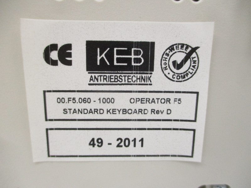 KEB 49-2011 00.F5.060-1000 REV. D NSMP