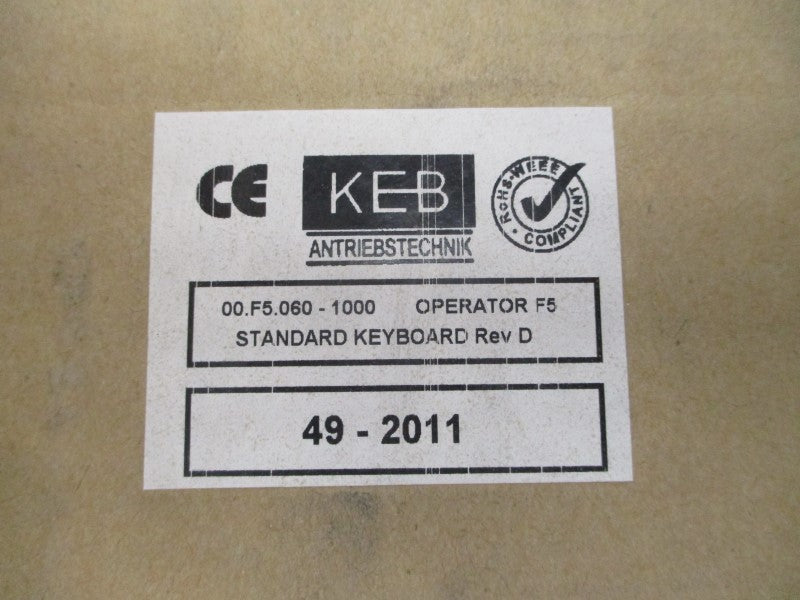 KEB 49-2011 00.F5.060-1000 REV. D NSMP