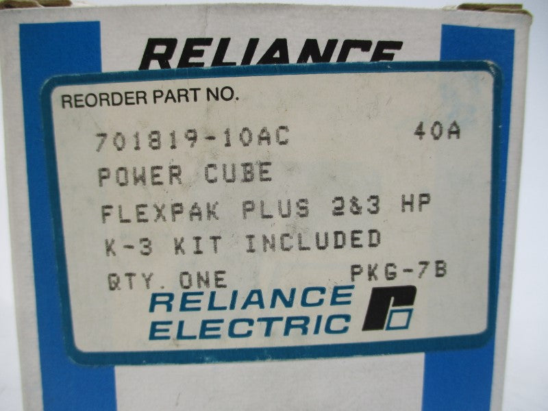 RELIANCE ELECTRIC 701819-10AC 40A NSMP