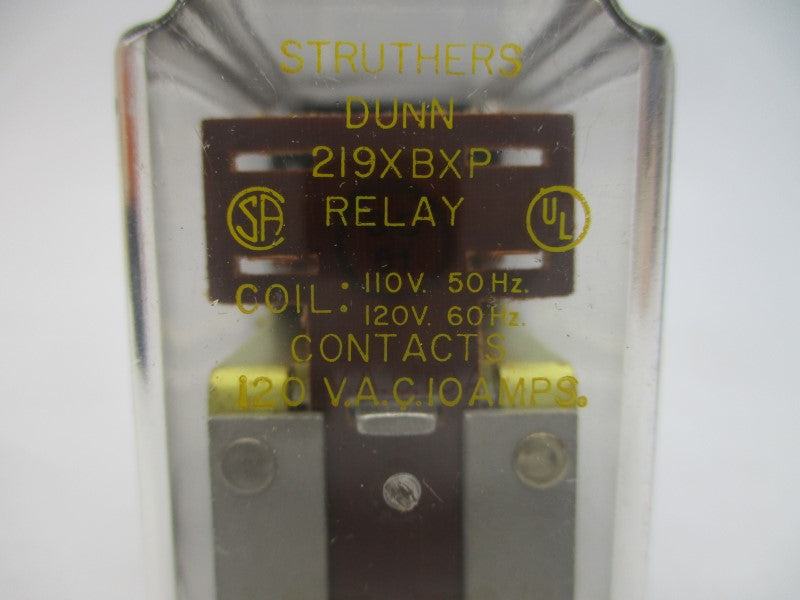 STRUTHERS DUNN 219XBXP 110/120VAC 10A NSMP