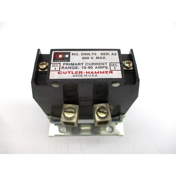 CUTLER HAMMER D60LT5 SER. A2 600V 10-90A 4-6S UNMP