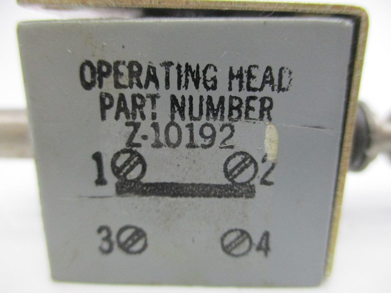OPERATOR HEAD Z-10192 UNMP
