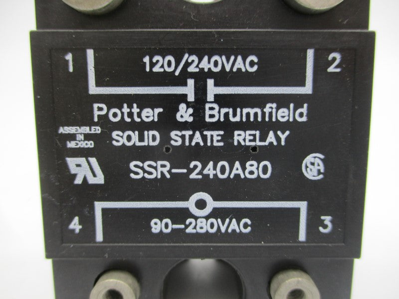 POTTER&BRUMFIELD SSR-240A80 120/240VAC NSNP