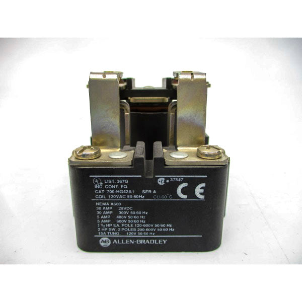 ALLEN BRADLEY 700-HG42A1 SER. A 120VAC 30A NSNP