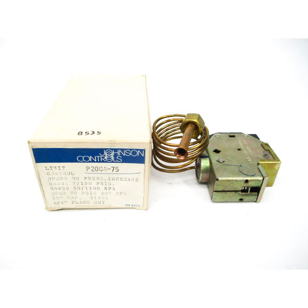 JOHNSON CONTROLS P20CA-75 120/240VAC 16A 7/150PSI NSMP