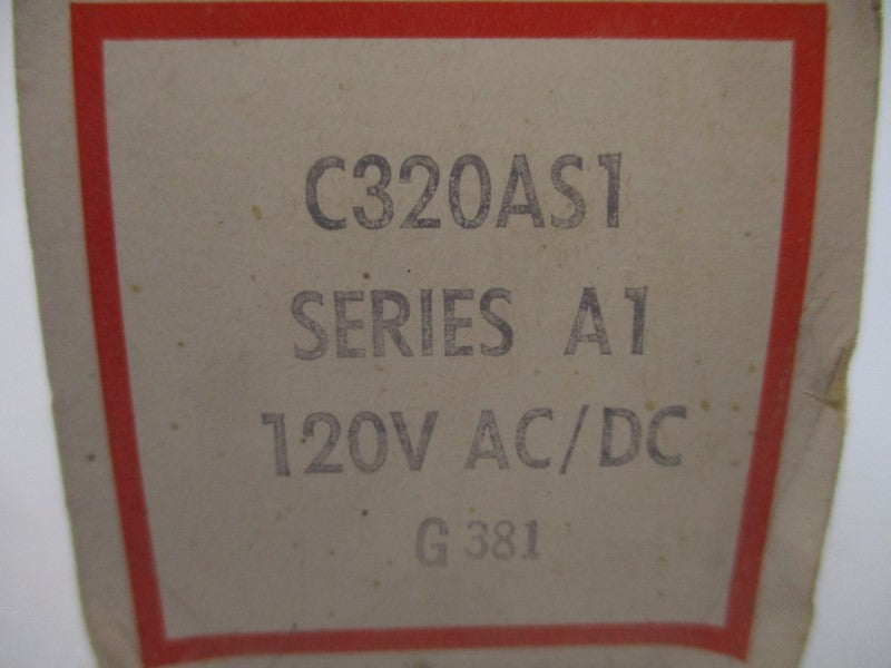 CUTLER HAMMER C320AS1 SER. A1 120VAC/DC NSMP