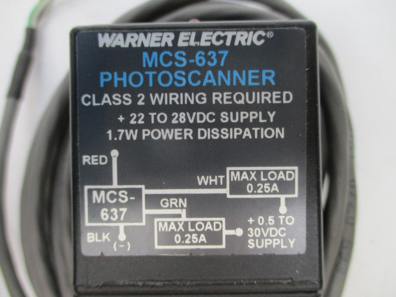 WARNER ELECTRIC MCS-637 0.5-30VDC 0.25A NSNP