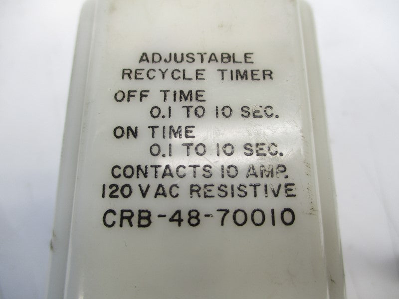 POTTER & BRUMFIELD CRB-48-70010 120VAC 10A 0.1-10S UNMP
