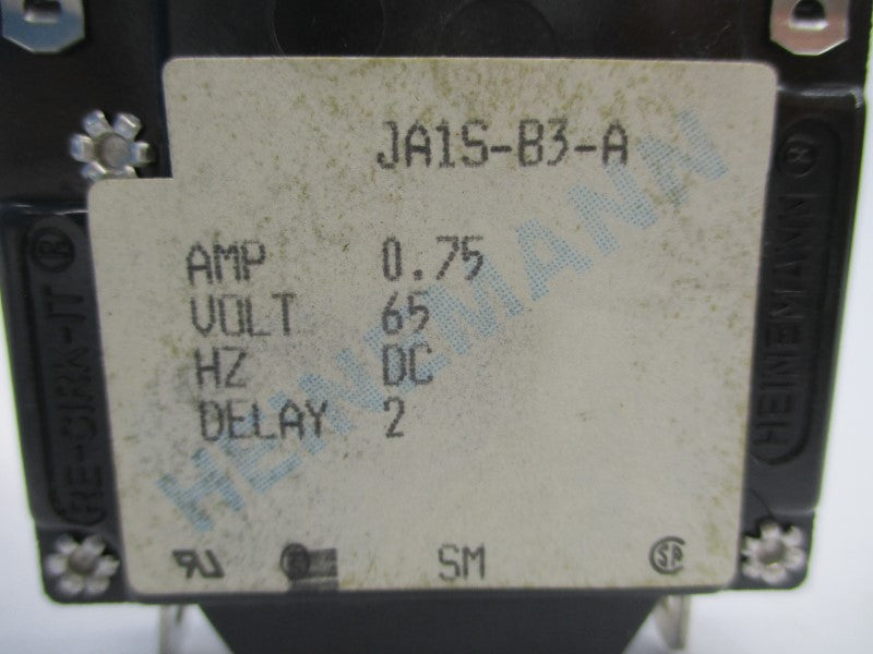 HEINEMANN JA1S-B3-A 65VDC 0.75A NSNP
