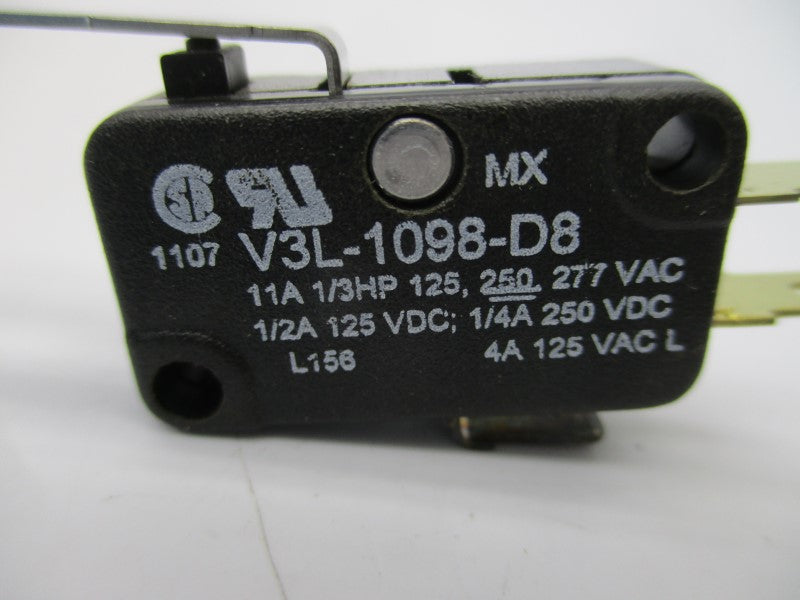 MICRO SWITCH V3L-1098-D8 277VAC 11A NSNP