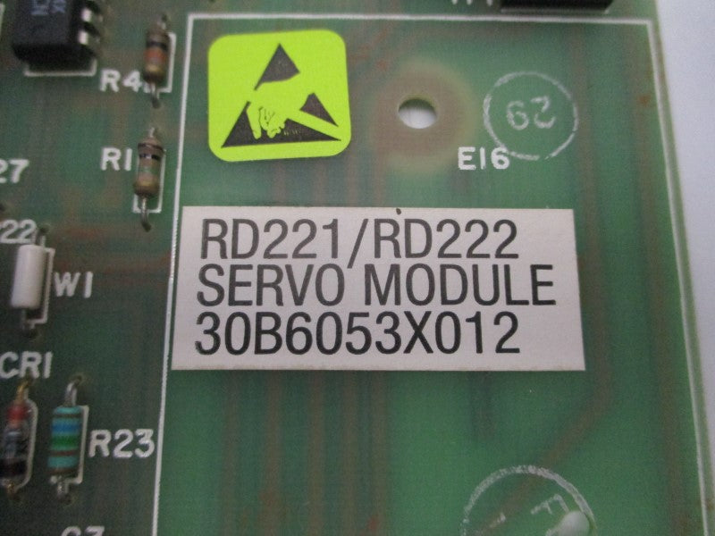 RD221/RD222 30B6053X012 UNMP