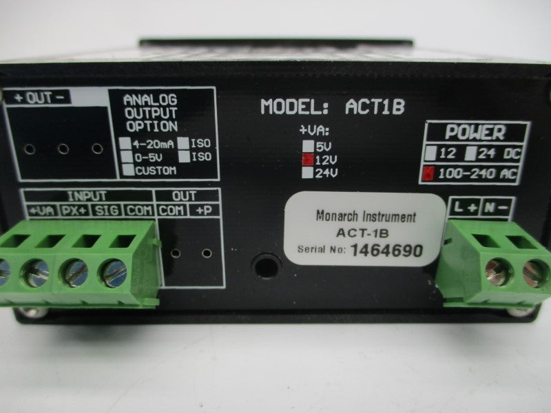 MONARCH INSTRUMENT ACT1B-1-0-1-0-001 100-240VAC NSNP