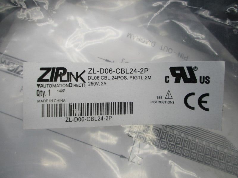 AUTOMATION DIRECT ZL-D06-CBL24-2P 250V 2A NSMP