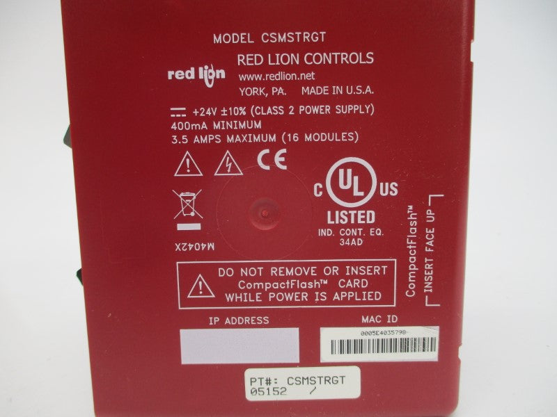 RED LION CONTROLS CSMSTRGT 24V 3.5A NSMP
