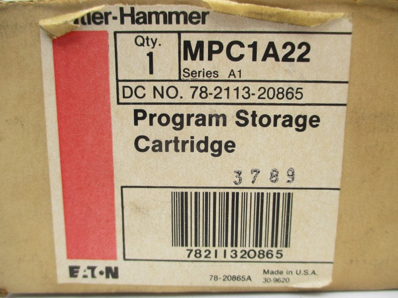 CUTLER HAMMER MPC1A22 SER. A1 NSMP