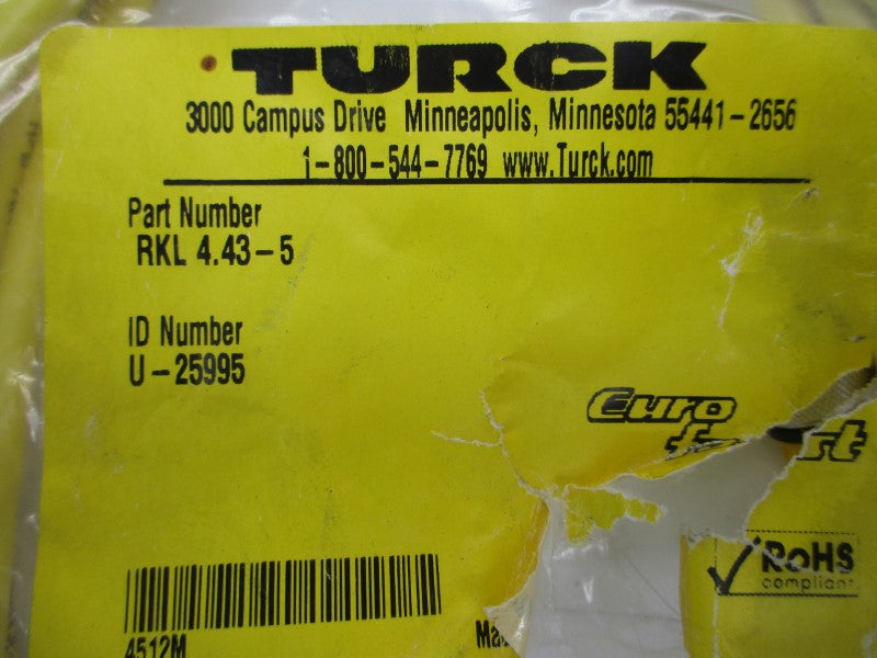 TURCK RKL4.43-5 U-25995 NSMP