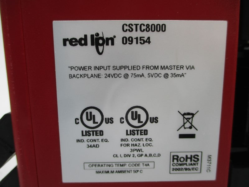 RED LION CONTROLS CSTC8000 24VDC NSMP