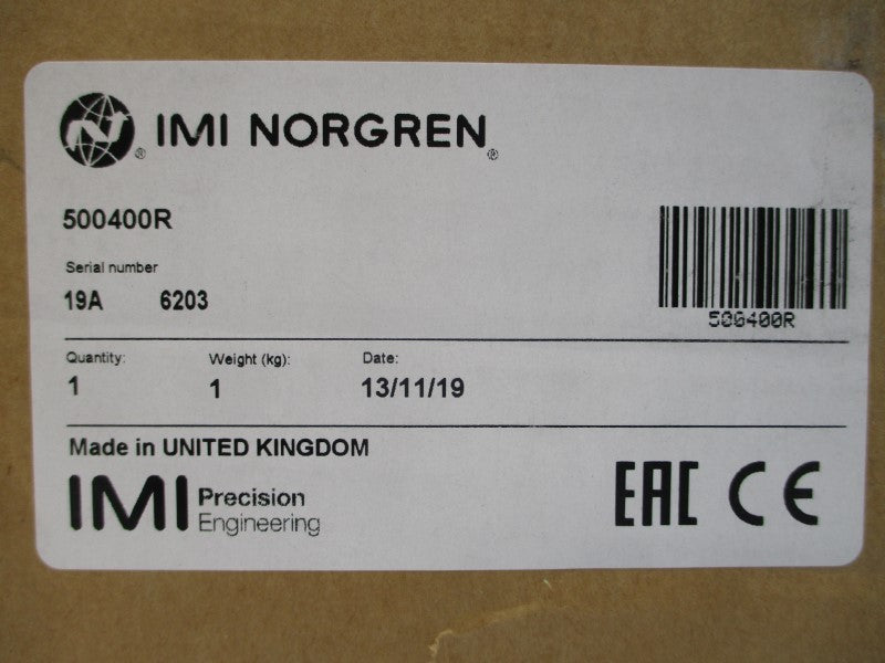 IMI NORGREN 500400R 101X 150PSI NSMP