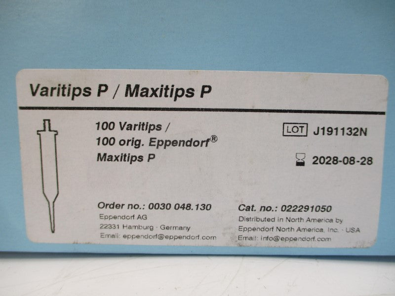 EPPENDORF 022291050 (PKG OF 100) NSMP