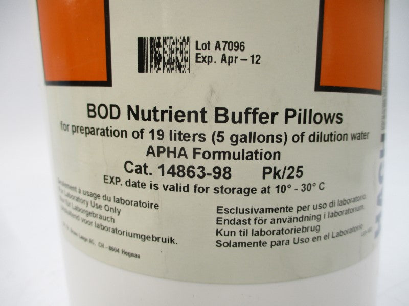 HACH 14863-98 (PKG OF 25) NSMP