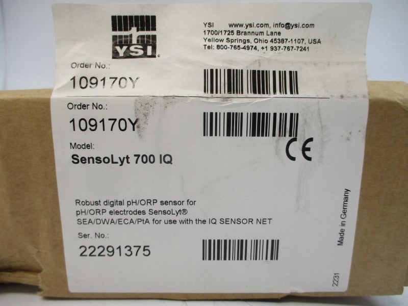 YSI SENSOLYT700IQ 24VDC NSMP