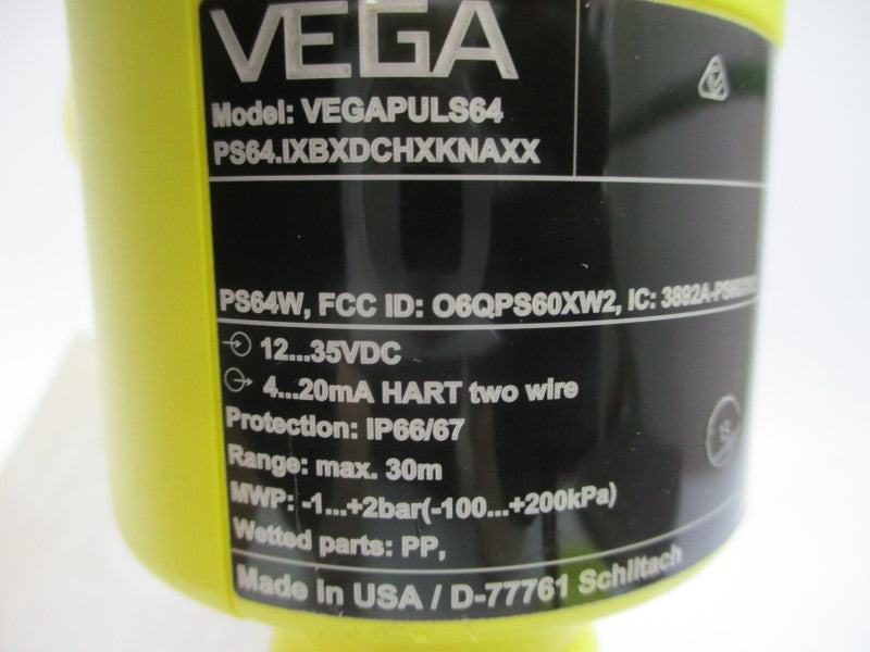 VEGA VEGAPULS64 PS64.IXBXDCHXKNAXX 12-35VDC NSMP