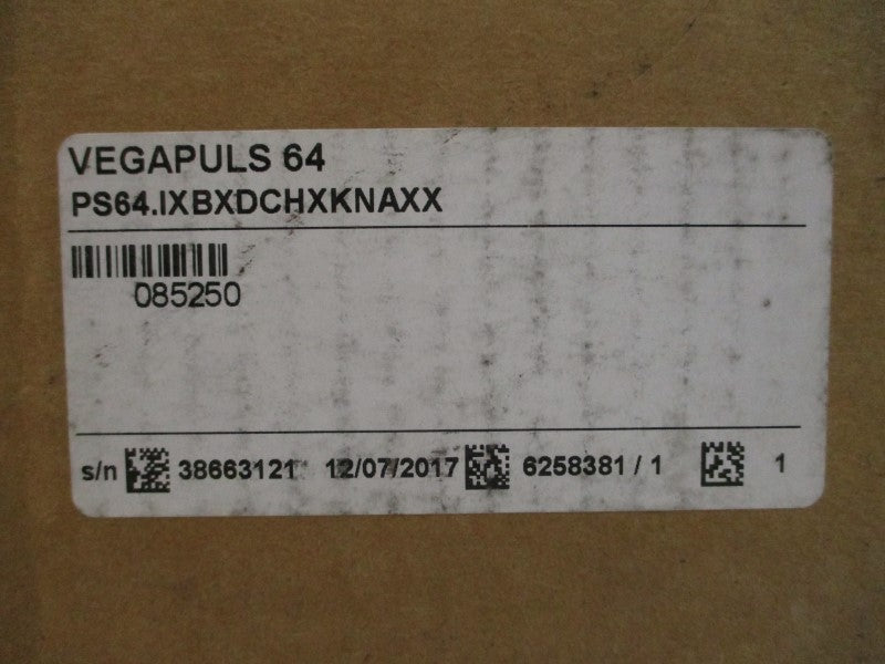 VEGA VEGAPULS64 PS64.IXBXDCHXKNAXX 12-35VDC NSMP