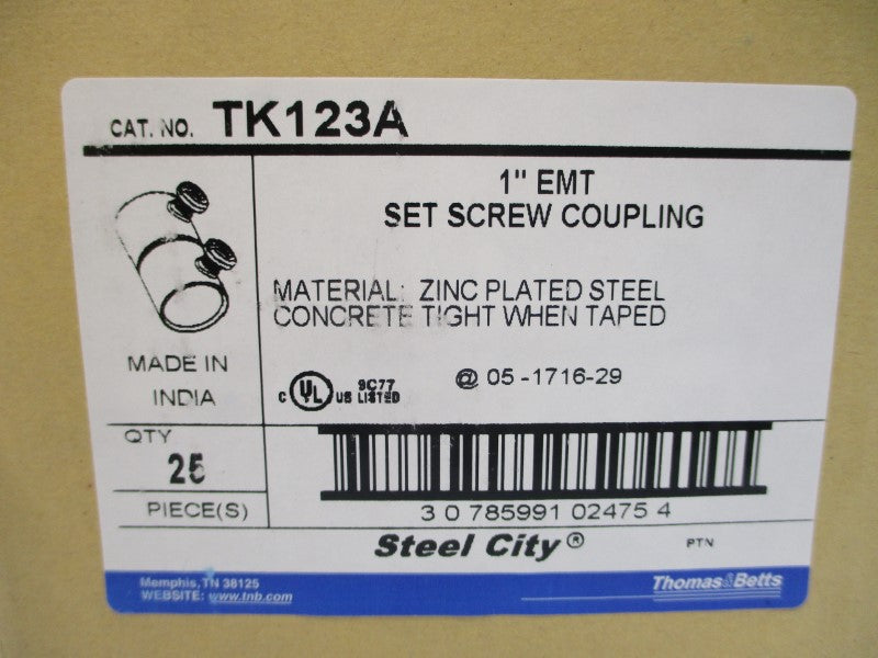 THOMAS&BETTS TK123A 1" (PKG OF 25) NSMP
