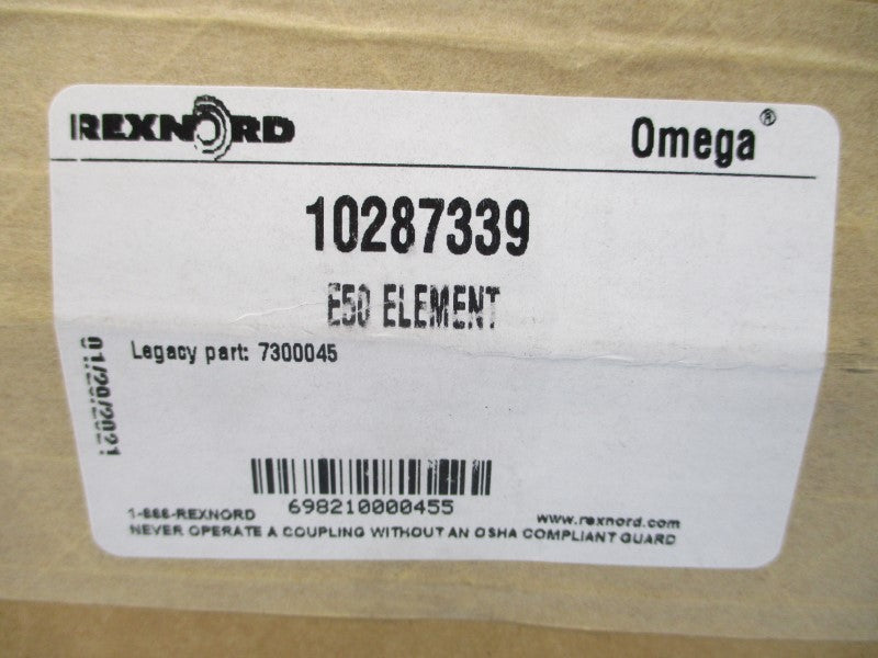 REXNORD 10287339 E50 NSFS