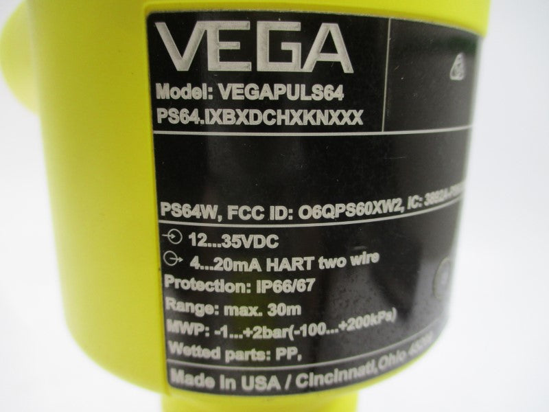 VEGA VEGAPULS64 PS64.IXBXDCHXKNXXX 12-35VDC NSNP