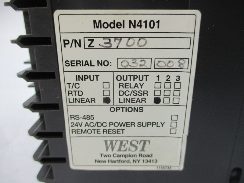 WEST N4101 Z3700 120-240VAC NSMP