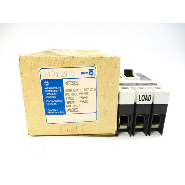 WESTINGHOUSE HMCP250C5C SER. C 600VAC 250A NSMP