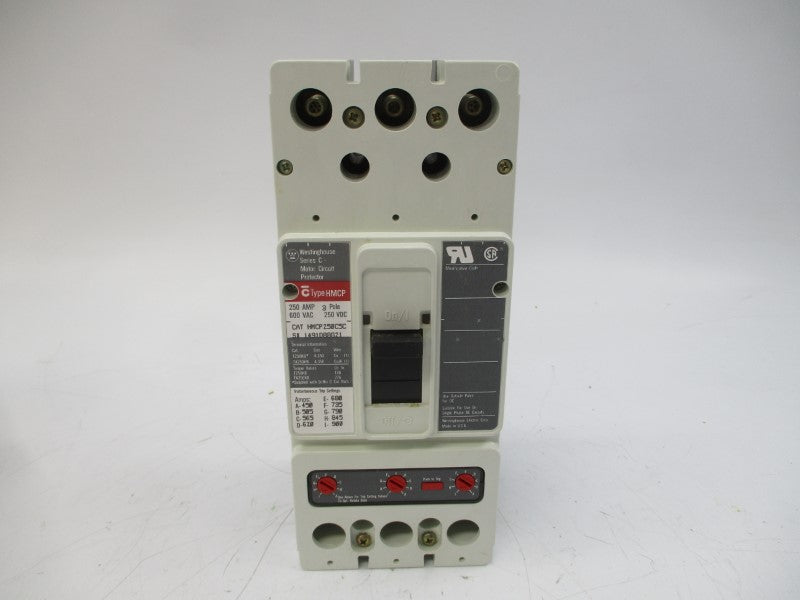 WESTINGHOUSE HMCP250C5C SER. C 600VAC 250A NSMP