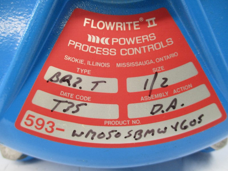 FLOWRITE II BR7.T 593-WM0505BMWY605 1/2" NSNP