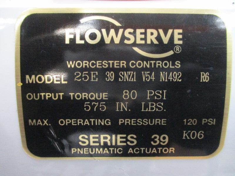 FLOWSERVE 25E39SNZ1V54N1492R6 2.03227L-VTL 20-140VAC 120PSI NSNP