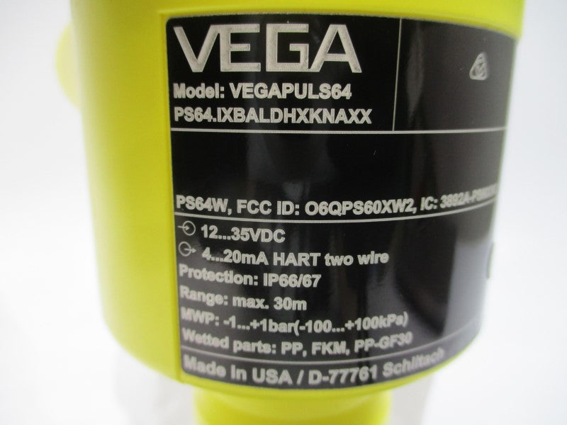 VEGA VEGAPULS64 PS64.IXBALDHXKNAXX 12-35VDC NSNP