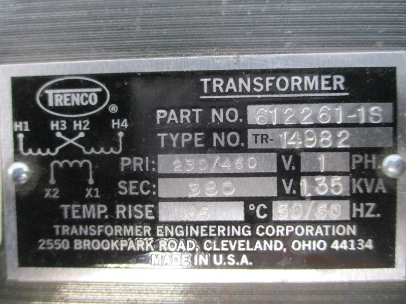 TRENCO 612261-1S TR-14982 230/460V NSNP