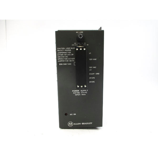 ALLEN BRADLEY 1771-P2 SER. A 120/220V 1/0.5A UNMP