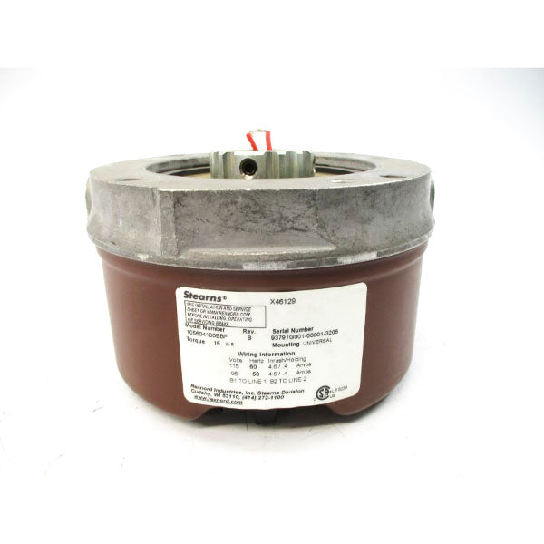 STEARNS 105604100BBF 95/115V 4.6/.4A REV. B NSNP