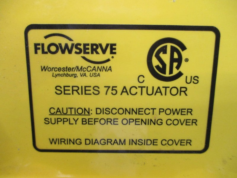 FLOWSERVE 22754W120A 10DFP174120A 120V 0.7/.16A REV. 1 NSNP