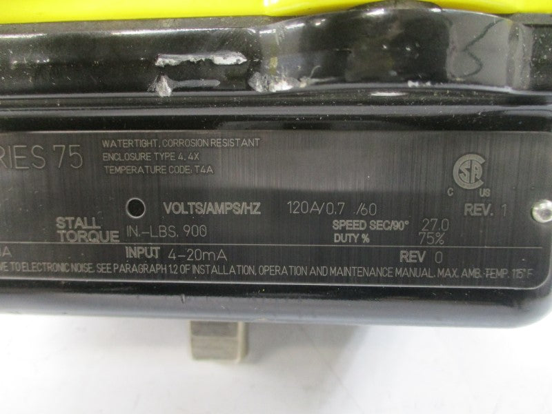 FLOWSERVE 22754W120A 10DFP174120A 120V 0.7/.16A REV. 1 NSNP