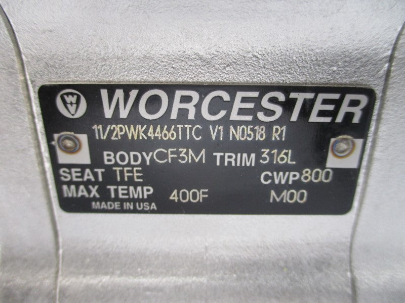 FLOWSERVE 2039SN6R6 11/2PWK4466TTCV1N0518R1 120PSI NSNP