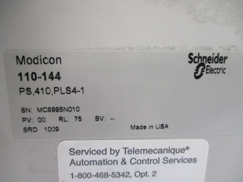 SCHNEIDER ELECTRIC 110-144 PLS4 NSMP